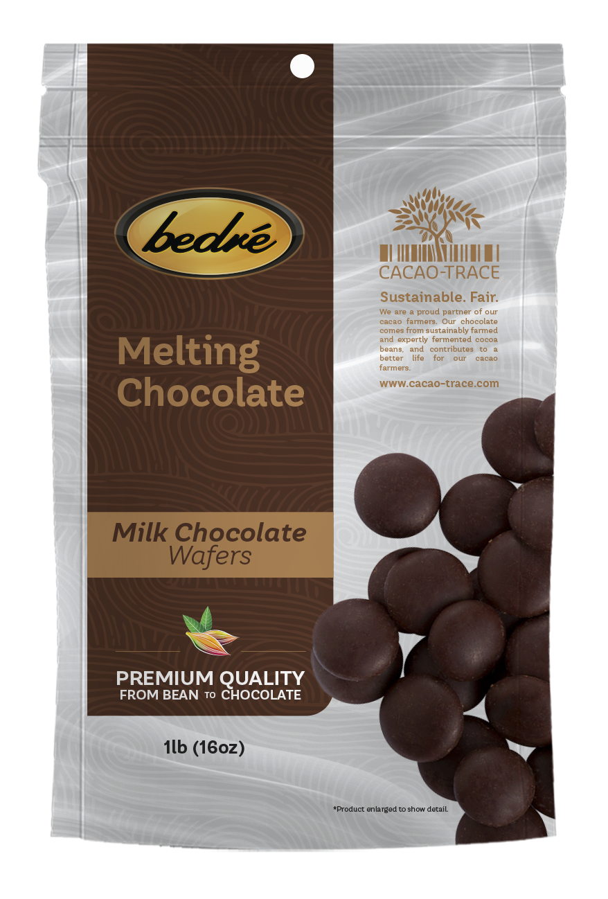 Bedré Fine Chocolate - Wholesale Chocolate - Melting Chocolate Wafers – Milk Chocolate0