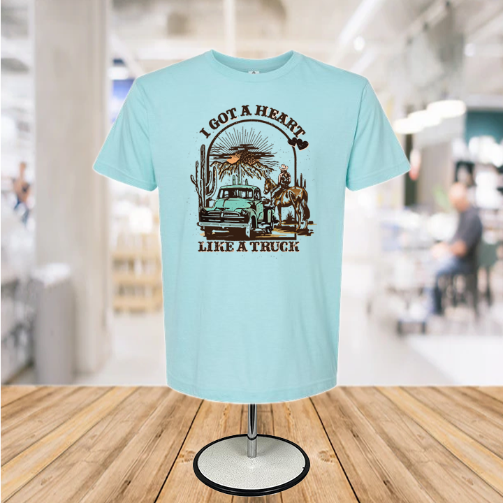 Infidel Nation Apparel – wholesale T-shirt (graphic) – unisex – Heart Like a Truck Tee3