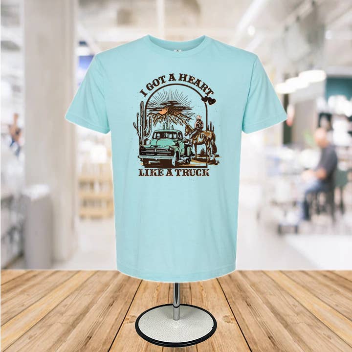 Infidel Nation Apparel - Wholesale T-shirt met print - Uniseks - Heart Like a Truck T-shirt3