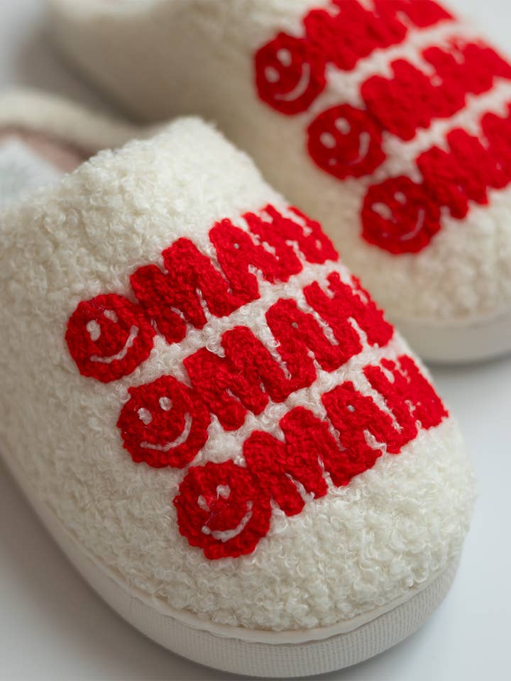 The Cold Hearted Collective - Wholesale Slippers - Women's - Omaha Smiley Slippers1