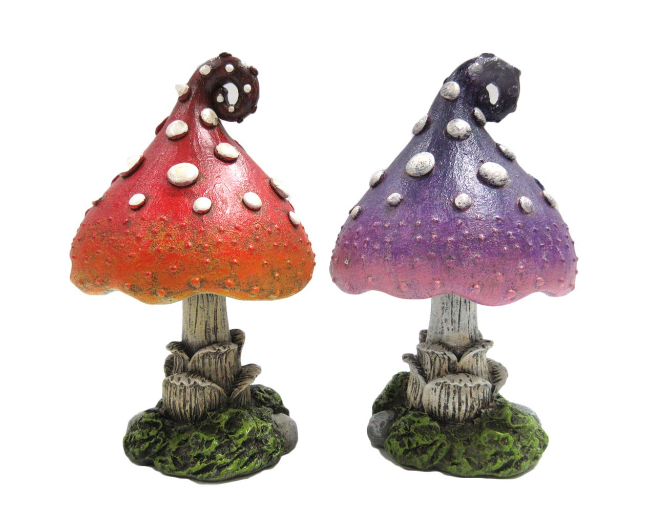 Pacific Trading – wholesale Decorative tabletop object – Toadstool Mushroom Decoration Home and Garden Decor Set of 2