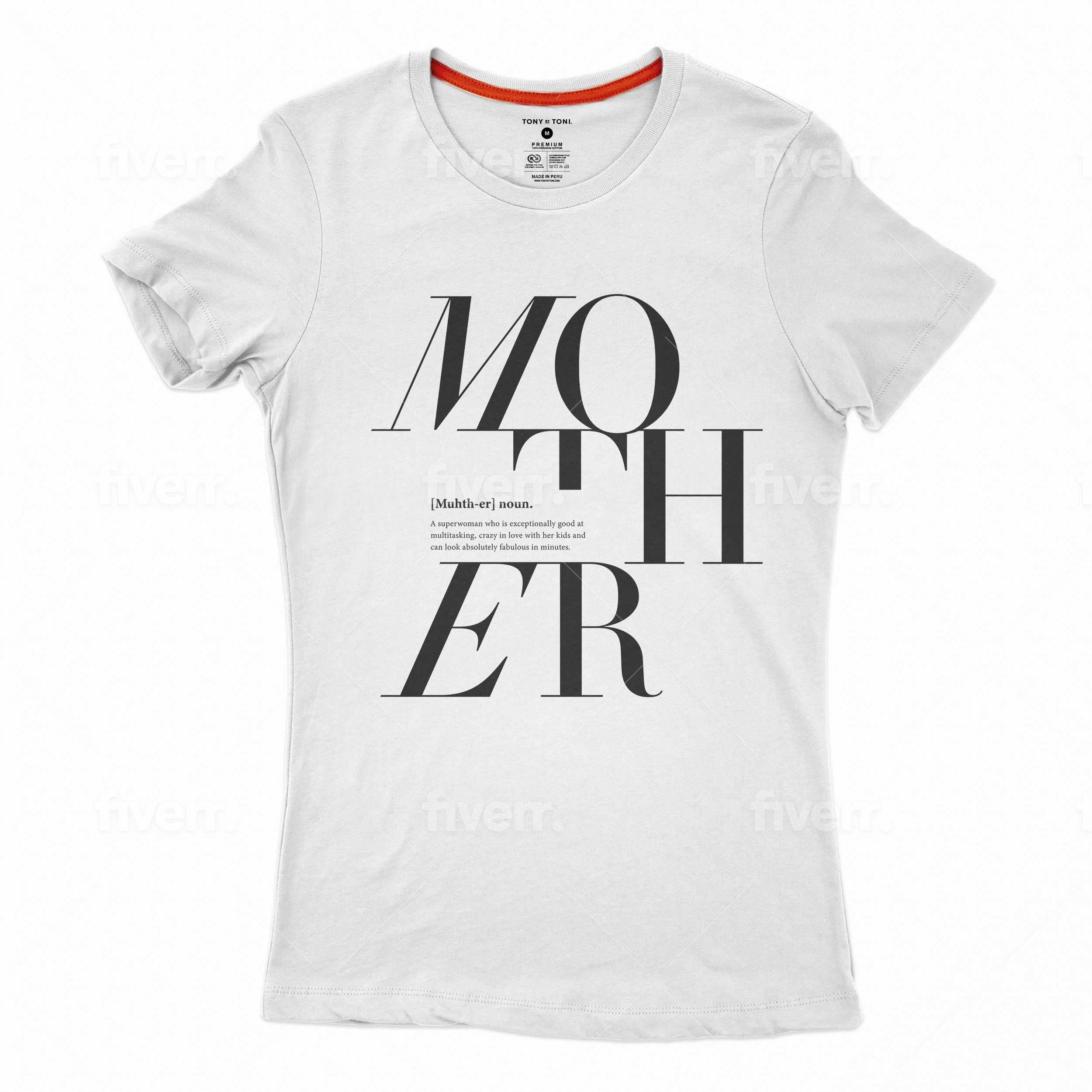 Tony by Toni - Wholesale Screen Printed T-Shirt - Women's - Mother logo Remix T-shirt1