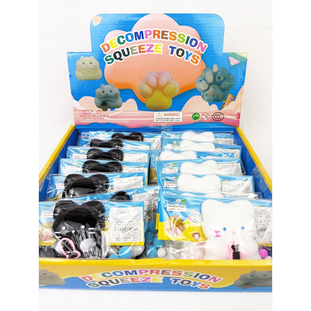 MIX COLOR Cute Cat Squishies for wholesale on Faire4