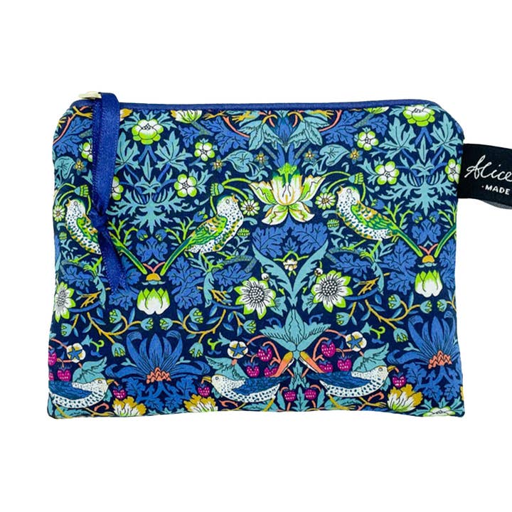Liberty Small Purse Strawberry Thief Songbird | Gifting for wholesale by Alice Caroline
