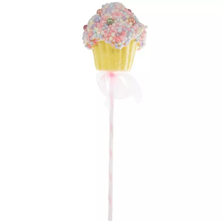 RC Home Decor - Vendita all'ingrosso Decorazione natalizia - Decorazione per Cupcake Cosparso da 13,5" – Albero di Natale Fantasioso e Accento Festivo0