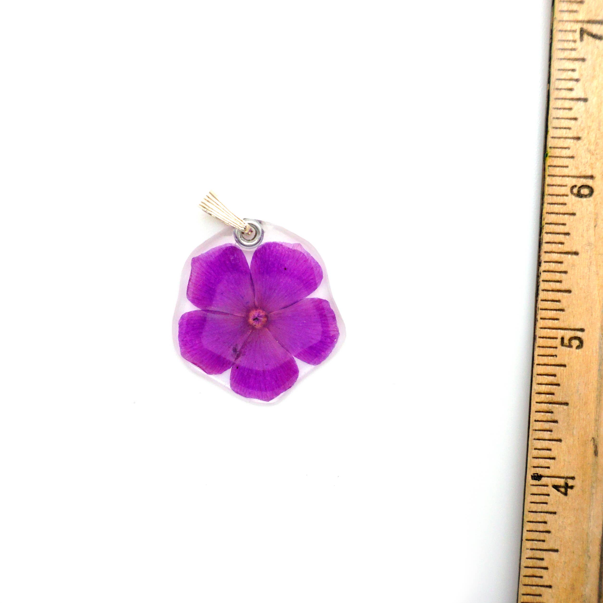 Petal Connection - Wholesale Individual Charm/Pendant - 69214 Phlox Flower Pendant3