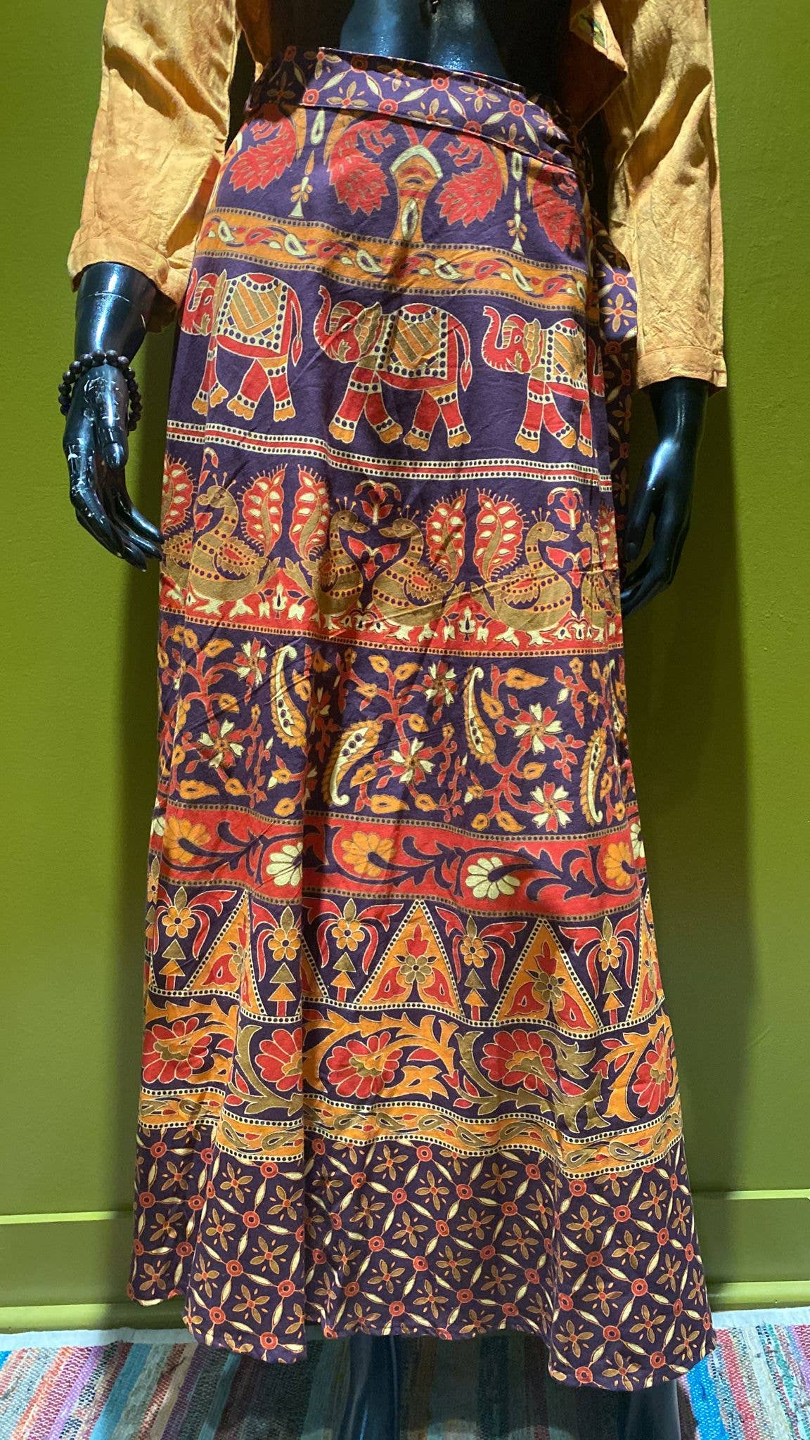 Katmandu Trading Co. - Venta al por mayor Falda - Mujer - Falda pareo de algodón estampado indio (varios diseños)3