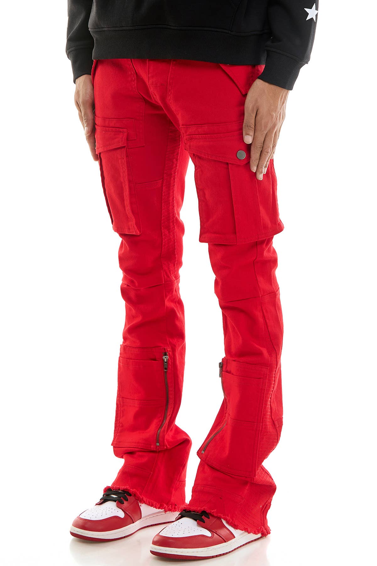 KDNK - Wholesale Pants - Men's - CARGO FLARE PANTS1
