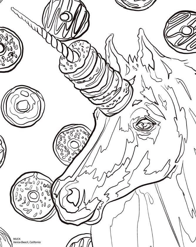 SCB - Wholesale Coloring & Activity Book - Adult - American Graffiti Coloring Book7