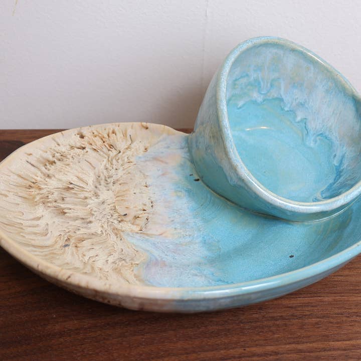 Sawdust and Clay - Wholesale Decorative Plate/Dish/Bowl - Coastal Swirly Bowls3