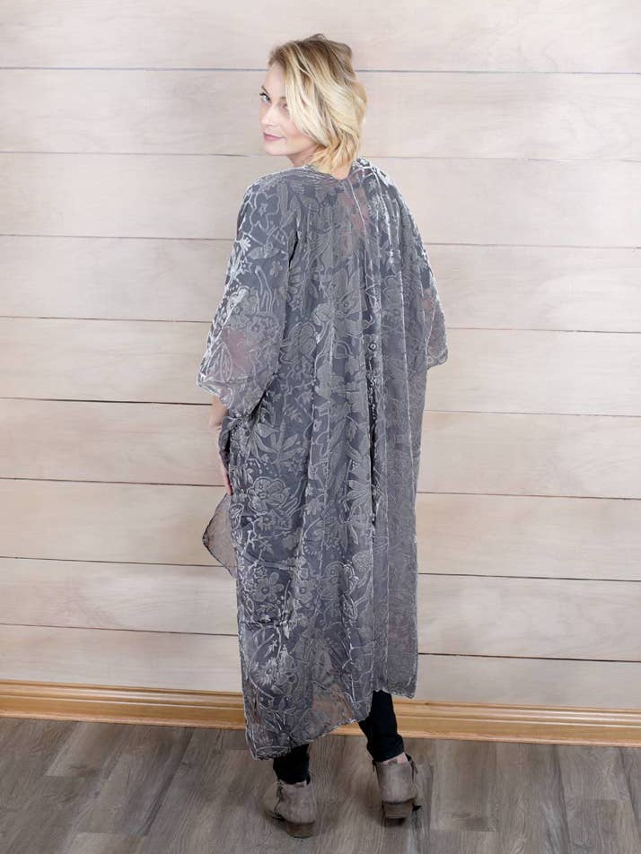 Magnolia - Wholesale Kimono - Women's - Lush Velvet Kimono