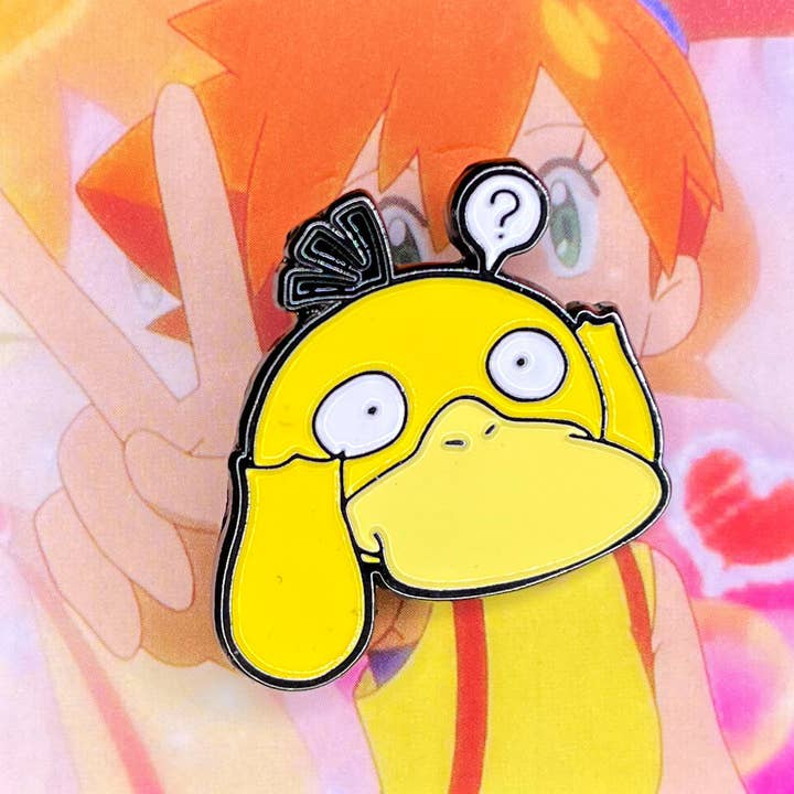 Pin Pal Limited - Wholesale Lapel Pin/Button - Confused Psyduck Peaker Pin