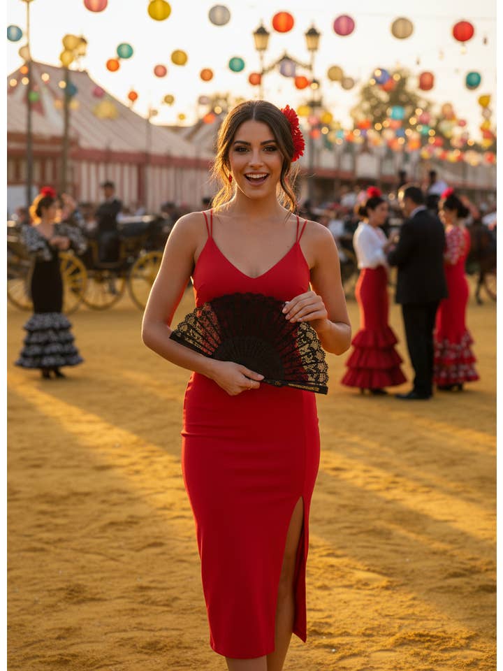 SHORT RED DRESS 21430 for wholesale on Faire1