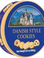 24 OZ Danish Style Cookies for wholesale by Mekor LLC