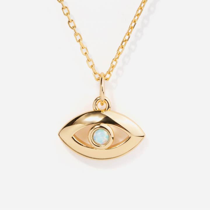 Evil Eye Charm Necklace for wholesale by Little Sky Stone