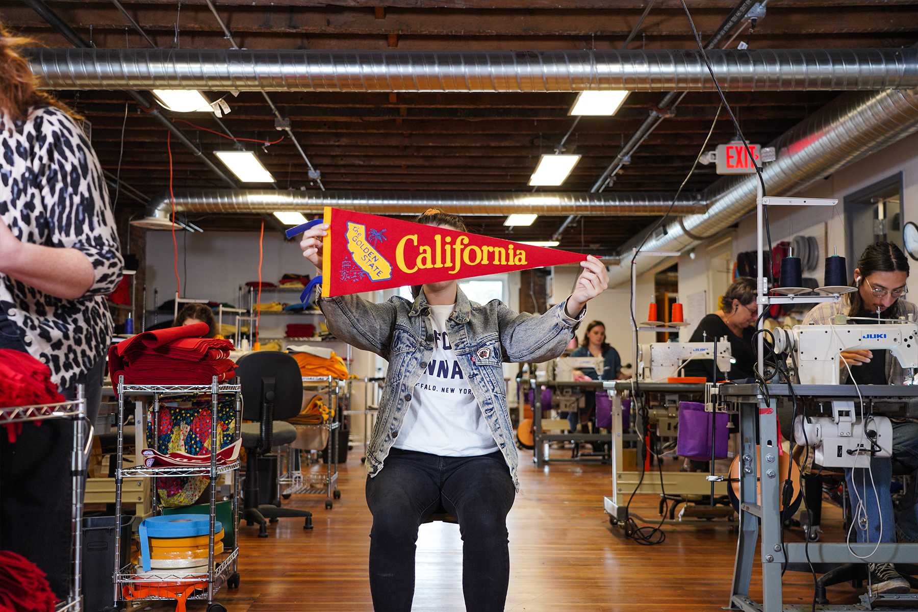 Oxford Pennant - Vendita all'ingrosso Bandiere - Gagliardetto della California4