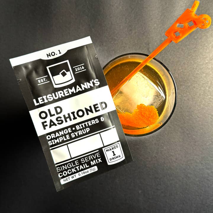 Leisuremann's Cocktail Mixes - Wholesale Cocktail Mix/Syrup - Old Fashioned Single Serve Cocktail Mixer