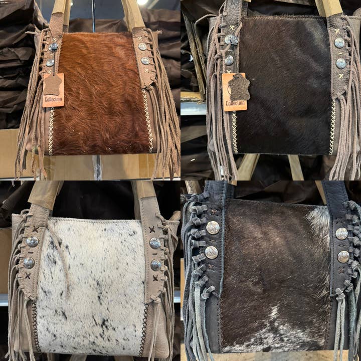 Broads Market - Wholesale Crossbody Bag - Women's - Fringe Studded Handbag Purse BA2069