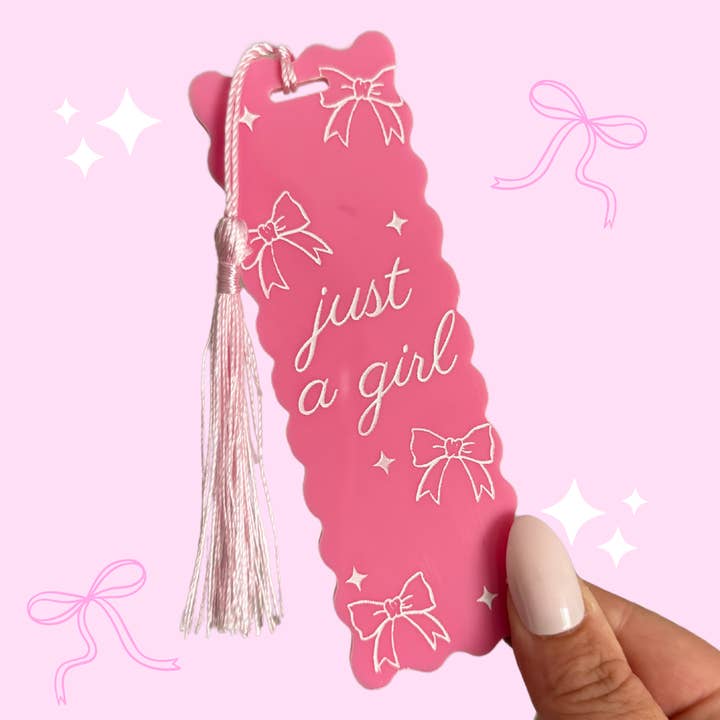 Gewoon Een Meisje Boekenlegger (Eigenzinnig, Funky, Kawaii, Y2K) voor wholesale door Honey Blue Lane