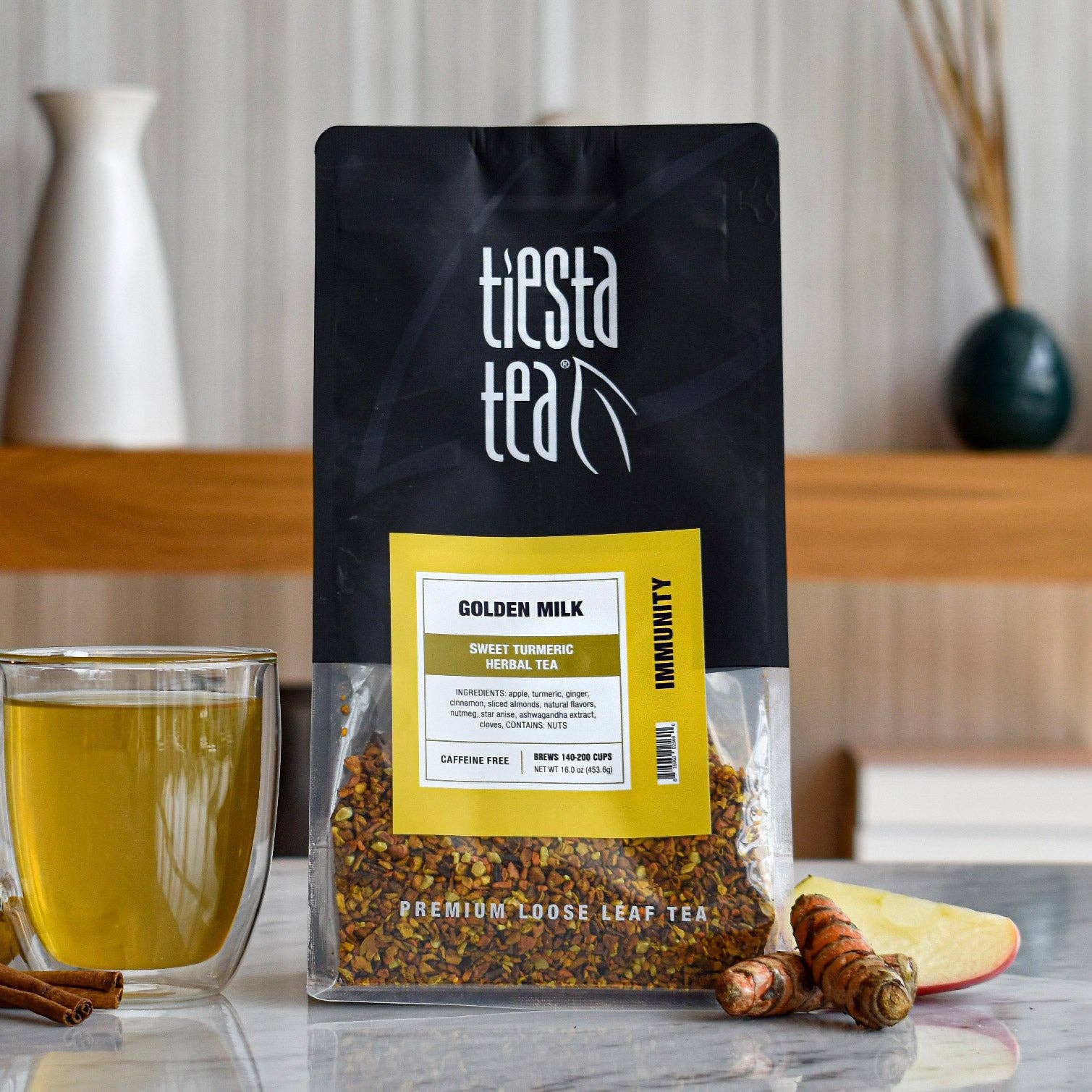 Tiesta Tea Company (loose leaf teas & accessories) - Wholesale Loose Tea - Golden Milk - Sweet Turmeric Herbal Tea17