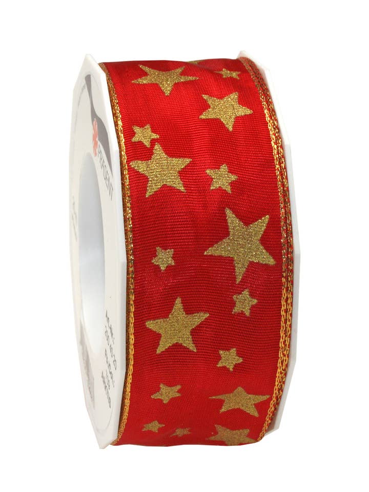 Arctic Silk Lint 20 m Rol 40 mm Rood voor wholesale door C.E. PATTBERG GmbH & Co. KG