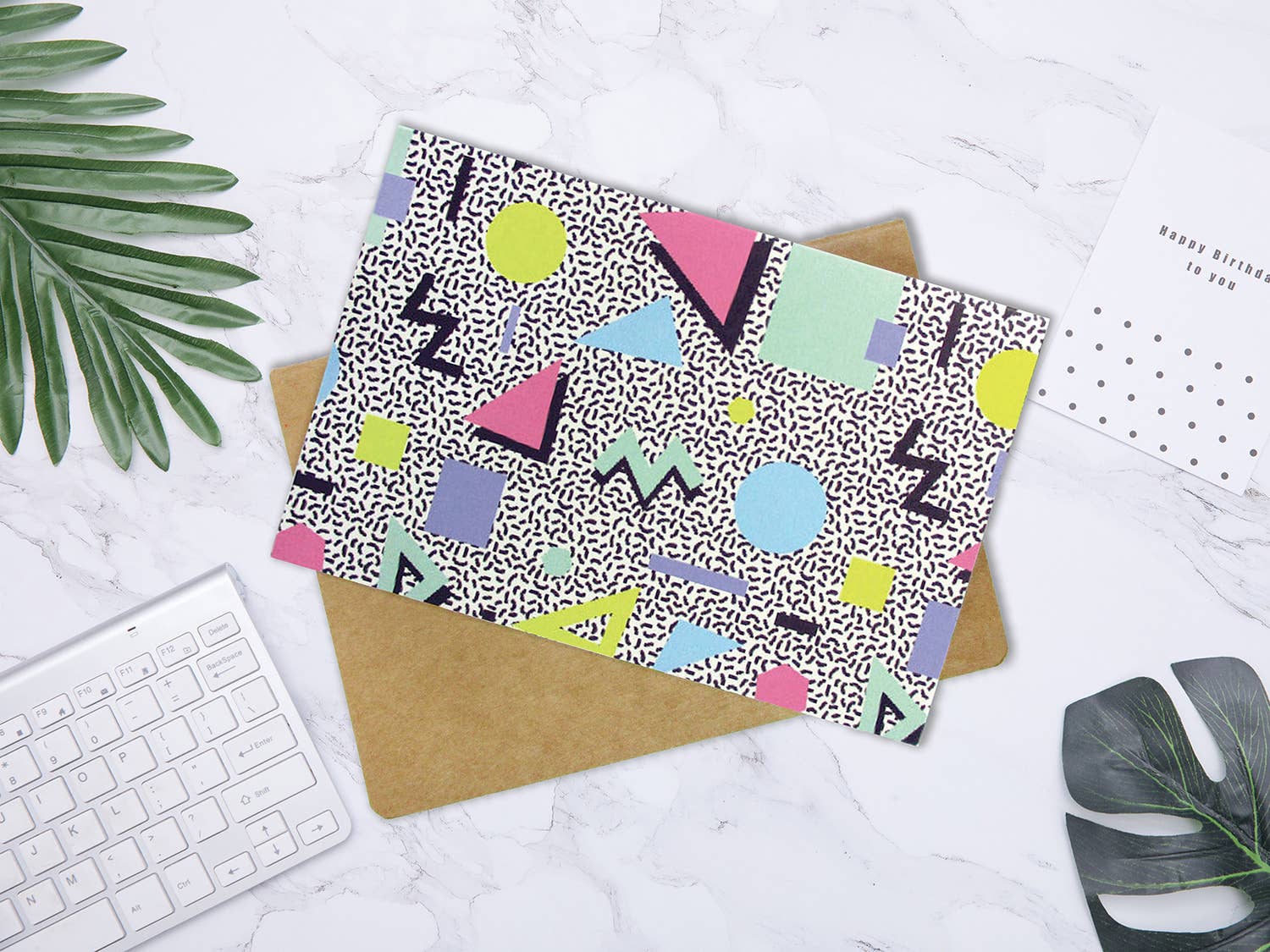 Tiny Mills - Wholesale Everyday Greeting Card - 80's Themed Retro - 36 Pack Assorted Greeting Cards