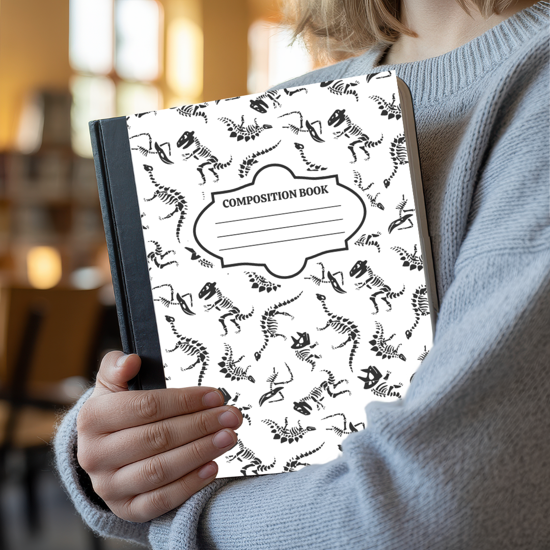 Oily Graphic Creations - Wholesale Journal Cover - Fossils-Composition Notebook Cover2