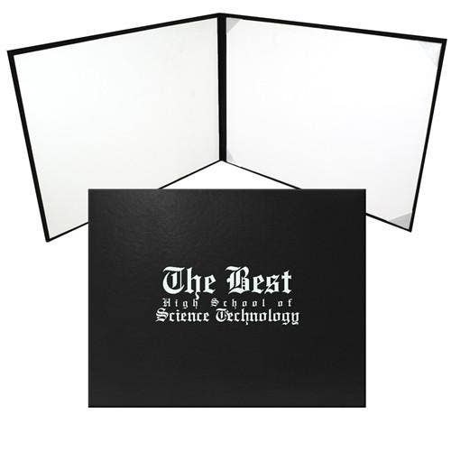 Black Diploma Case for wholesale by Cap and Gown Direct