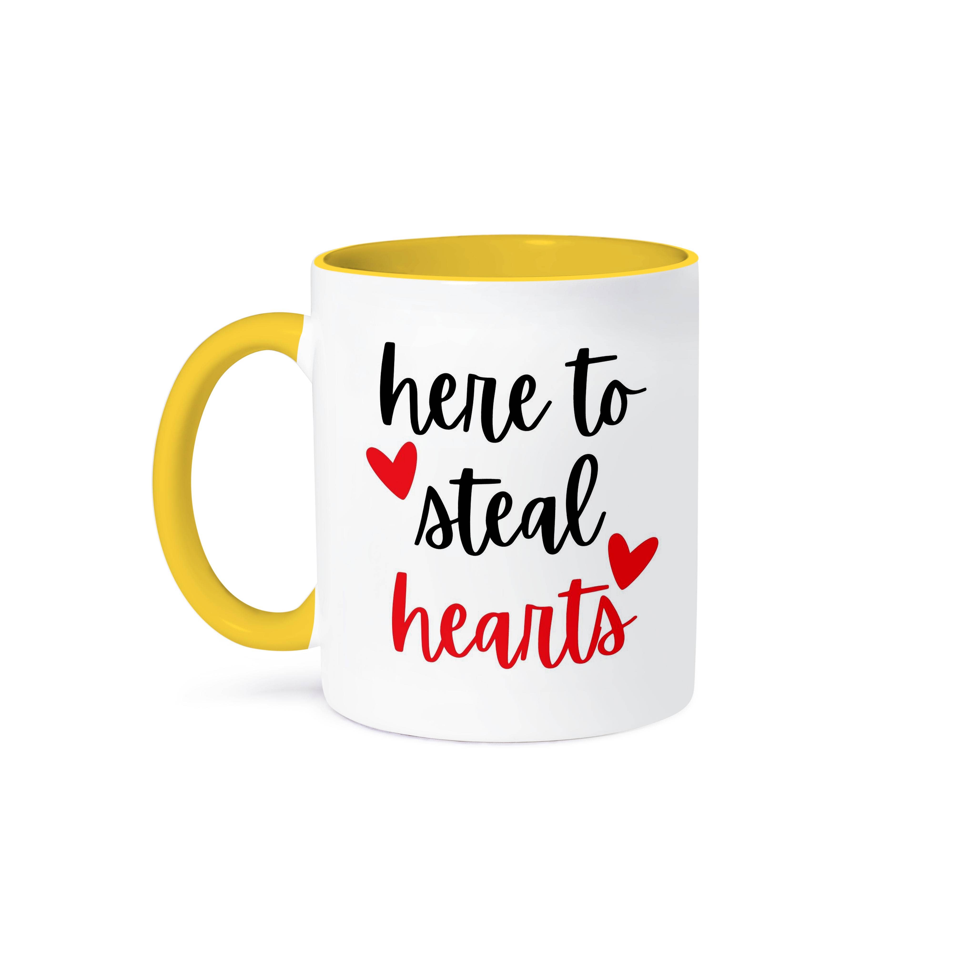 3dRose - Wholesale Coffee Mug - 3dRose, Here To Steal Hearts Valentine Gift For Anniversary For Wife Husband Girlfriend Boyfriend, Mug0