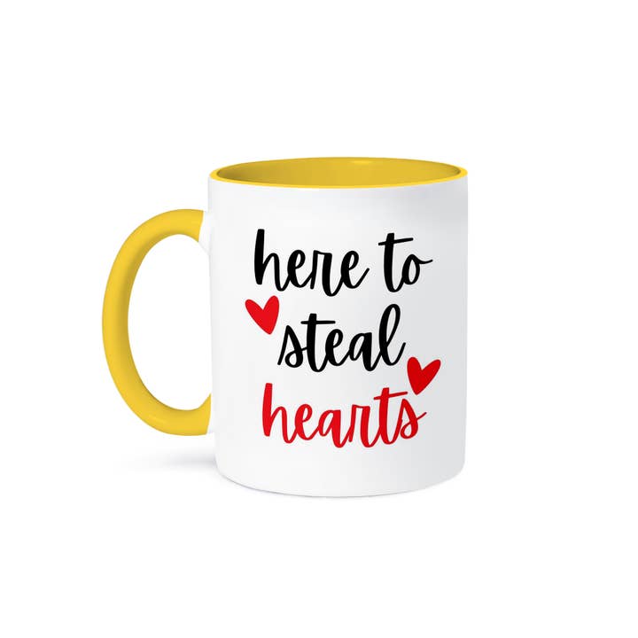 3dRose - Wholesale Coffee Mug - 3dRose, Here To Steal Hearts Valentine Gift For Anniversary For Wife Husband Girlfriend Boyfriend, Mug0