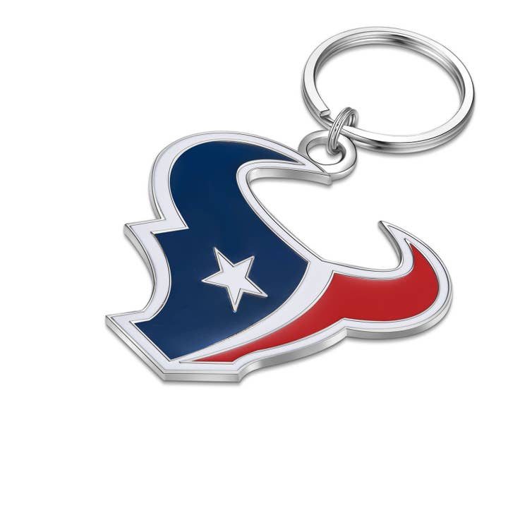 NFL Houston Texans Large Primary Team Logo Key Chain por atacado de Simran International