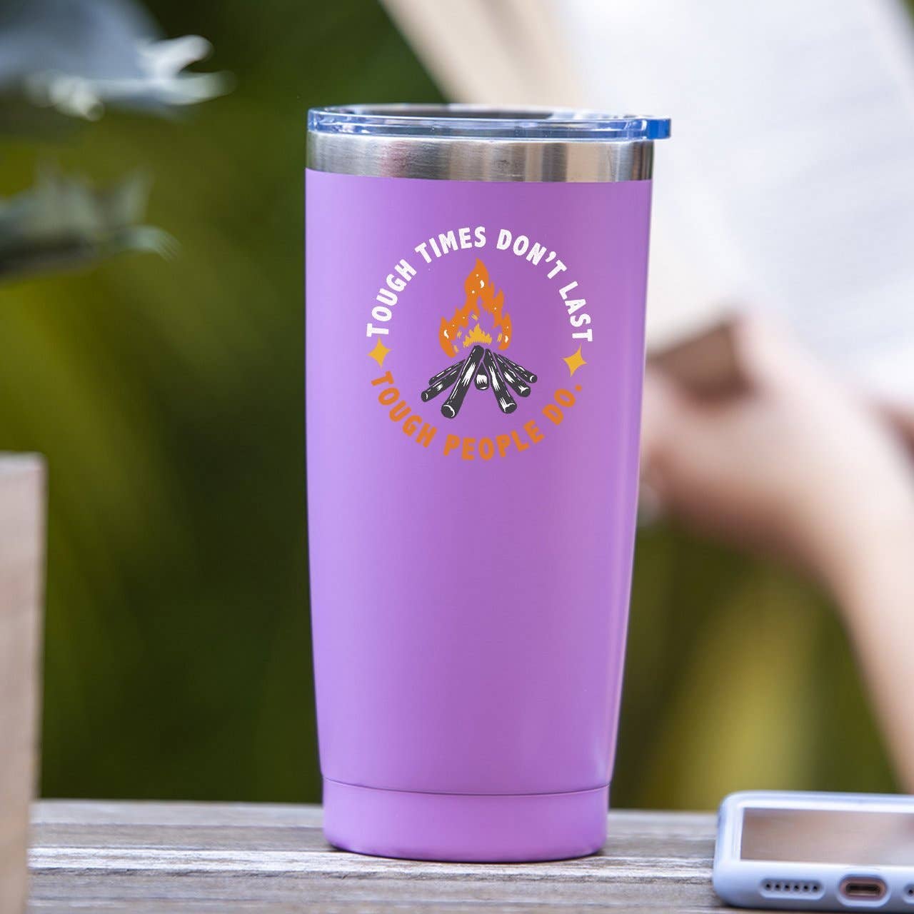 Soulful Wear - Wholesale Insulated Mug/Tumbler - Tough Times Don't Last, Tough People Do - Tumbler1
