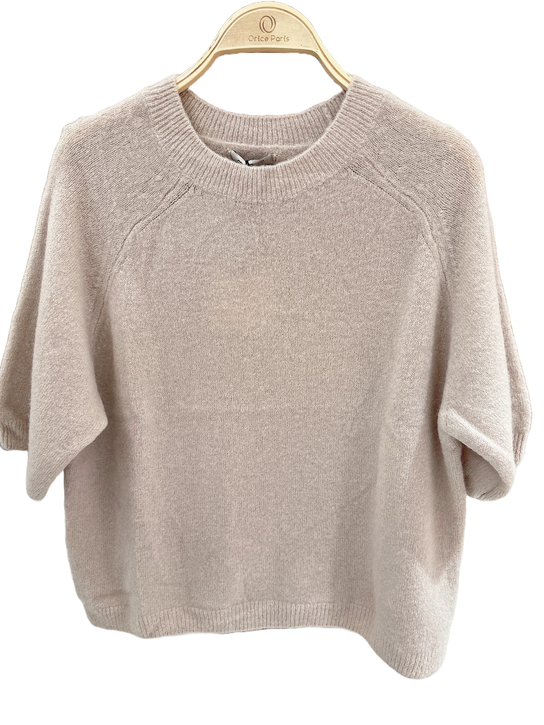 Orice – wholesale Pullovertröja - Dam – Kortärmad rundhalsad stickad tröja - Orice15