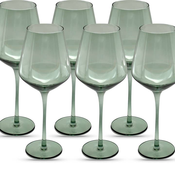 Saludi Glassware – wholesale Vinglas – Flerfärgade vinglas2