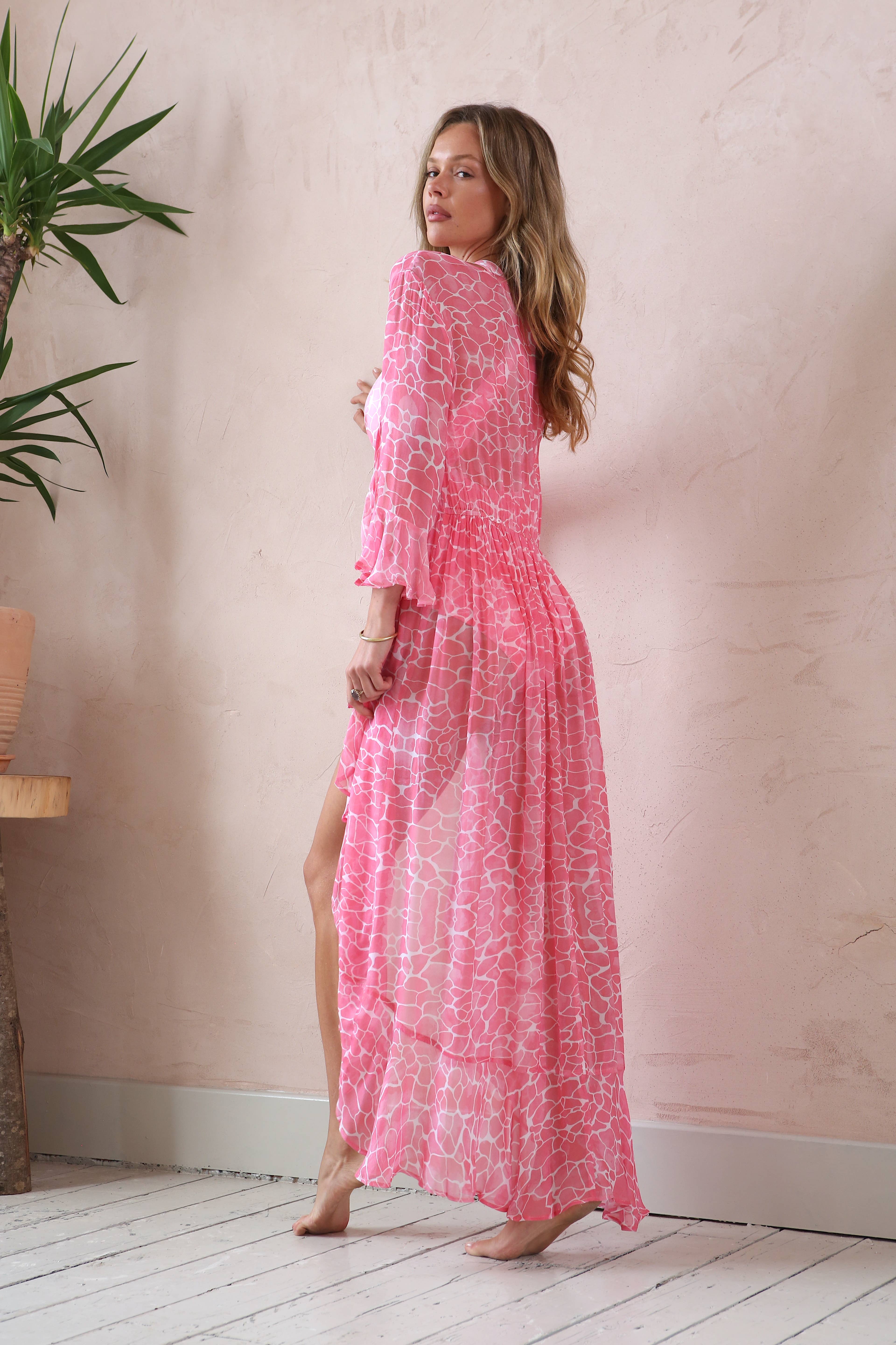 Sophia Alexia - Wholesale Swim Cover Up - Women's - CANDY PEBBLES TAHITI KIMONO6