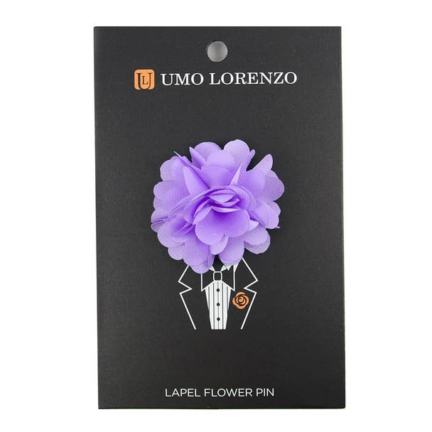 Selini New York - Wholesale Lapel Pin/Button - Solid Mini Bouquet Clutch Back Flower Lapel Pins17