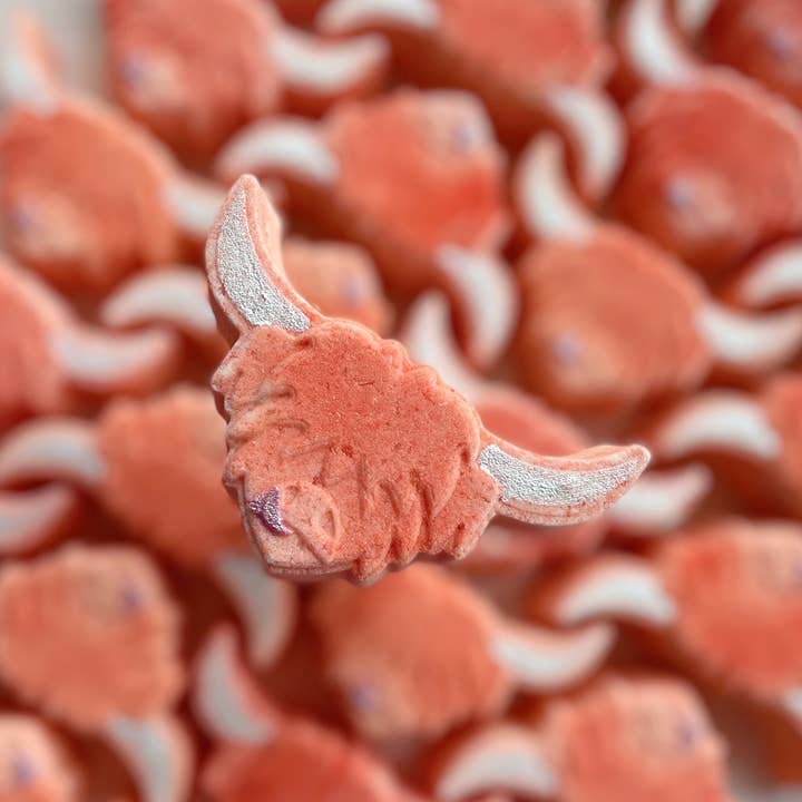The Sister Made - Wholesale Bath Bomb/Fizz - Highland Cow Bath Bomb5