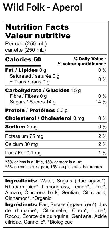 Wild Folk - Wholesale Non-Alcoholic Aperitif/Mocktail - Apero Spritz2