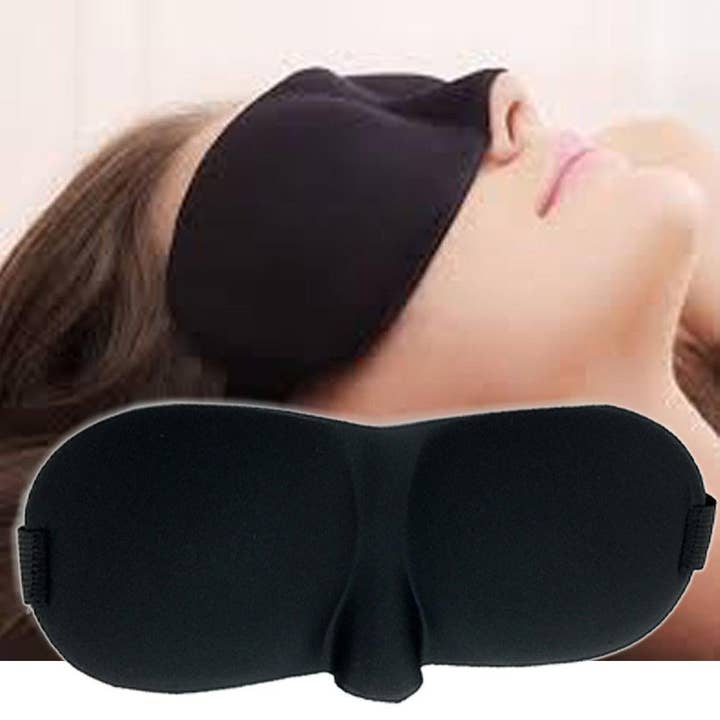 My Wholesale Warehouse - Wholesale Sleep/Eye Mask - Glamza 3D Soft Padded Sleeping Mask3