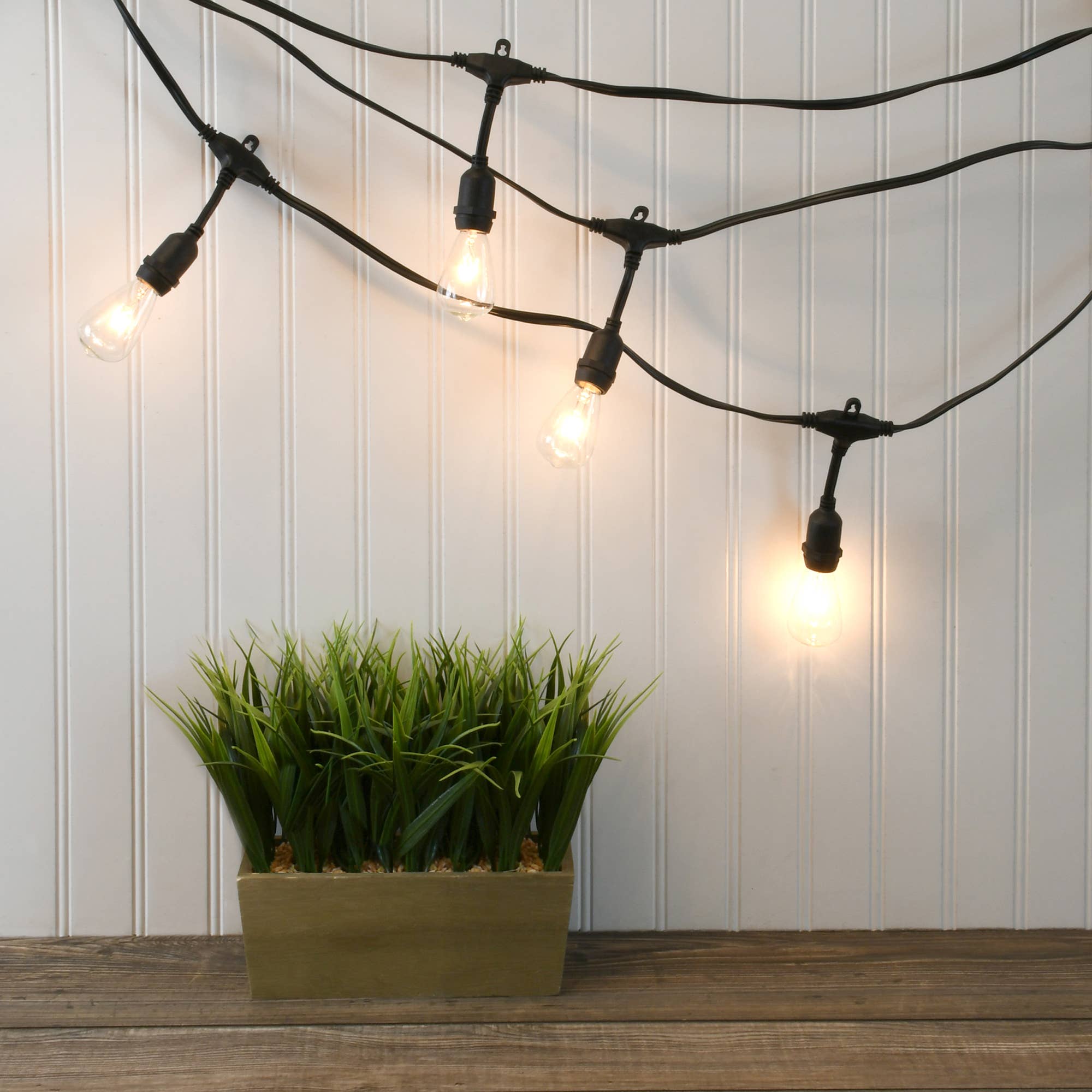 LumaBase - Wholesale String Lights - Electric Commercial Grade String Lights with 12 Edison Bulbs4