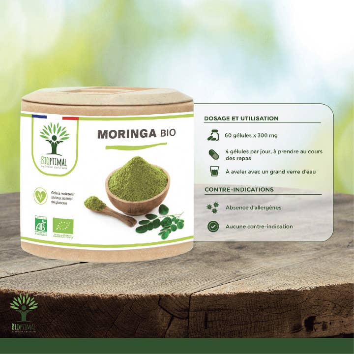 Bioptimal - Wholesale Oral Supplement/Vitamin - Organic Moringa capsules - Bioptimal3