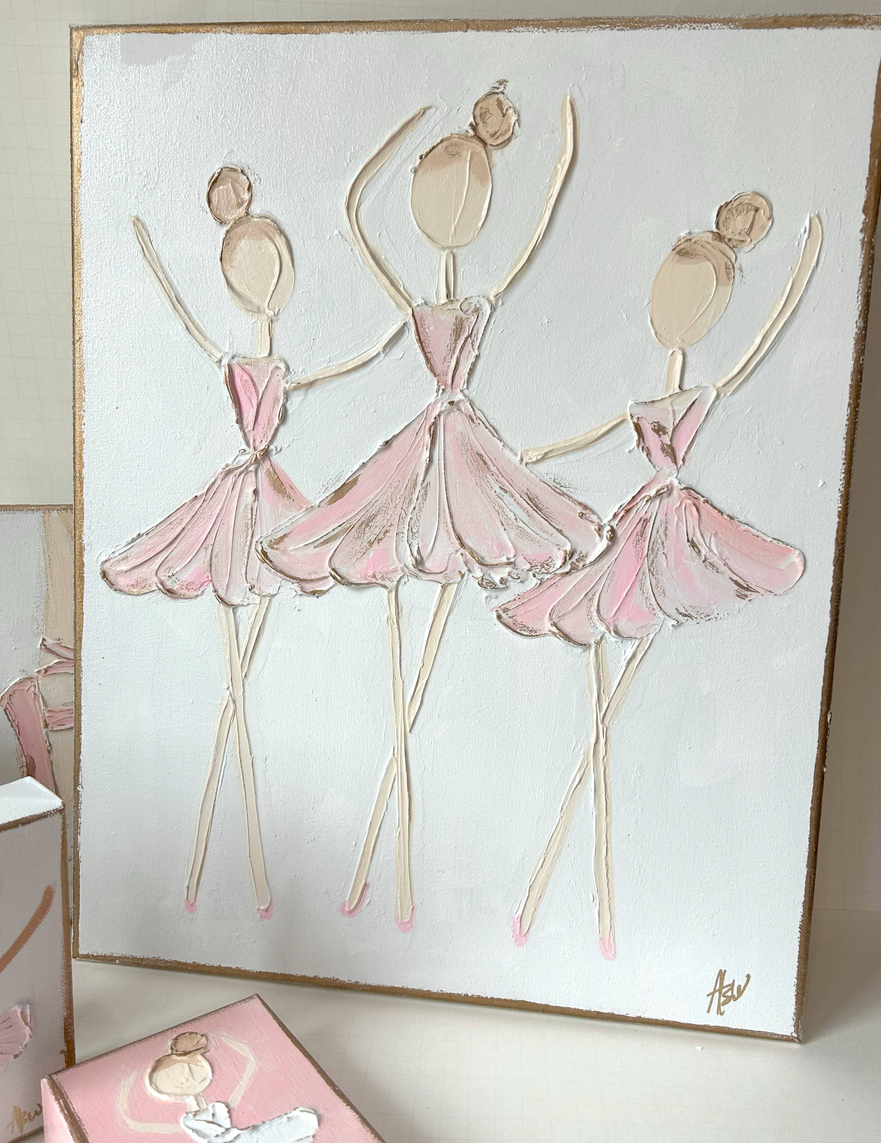 Coddiwomple - Wholesale Painting/Drawing - Ballerina Trio | canvas art recital dance ballet nutcracker3