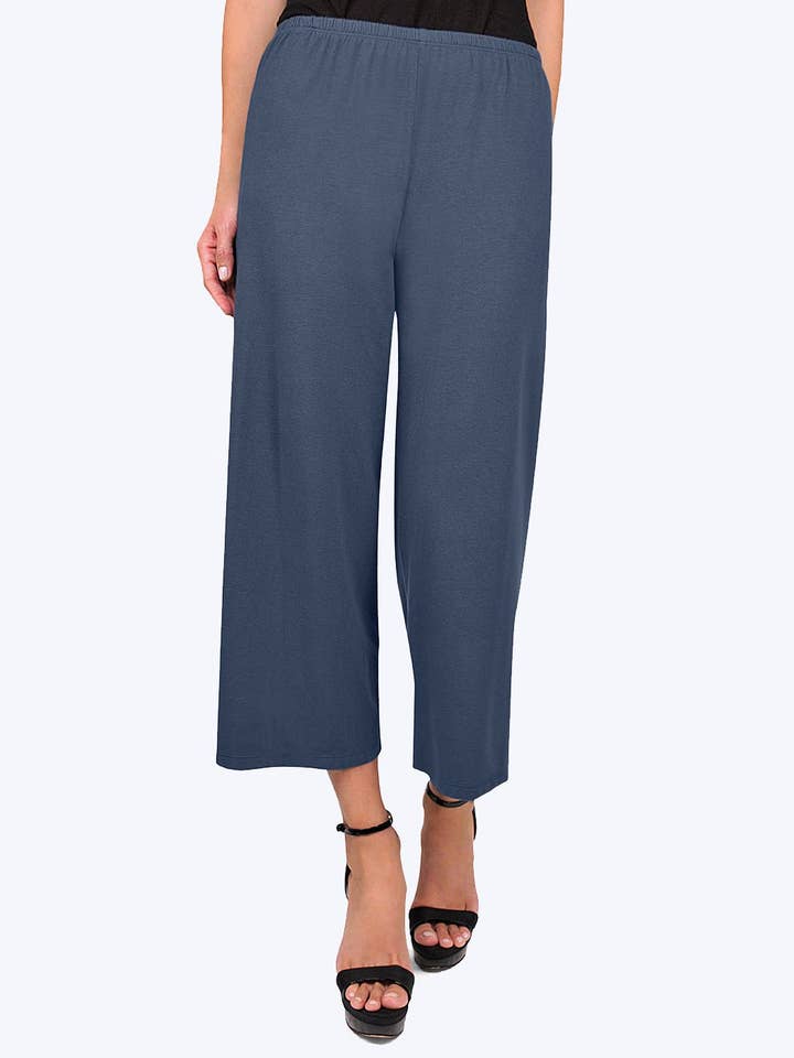 Tianello TENCEL™ Whisper Knit Flood Pant (Copy) for wholesale by Tianello