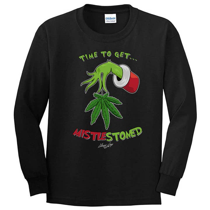 Mistle Stoned Langarmshirt für den Großhandel von StonerDays Apparel