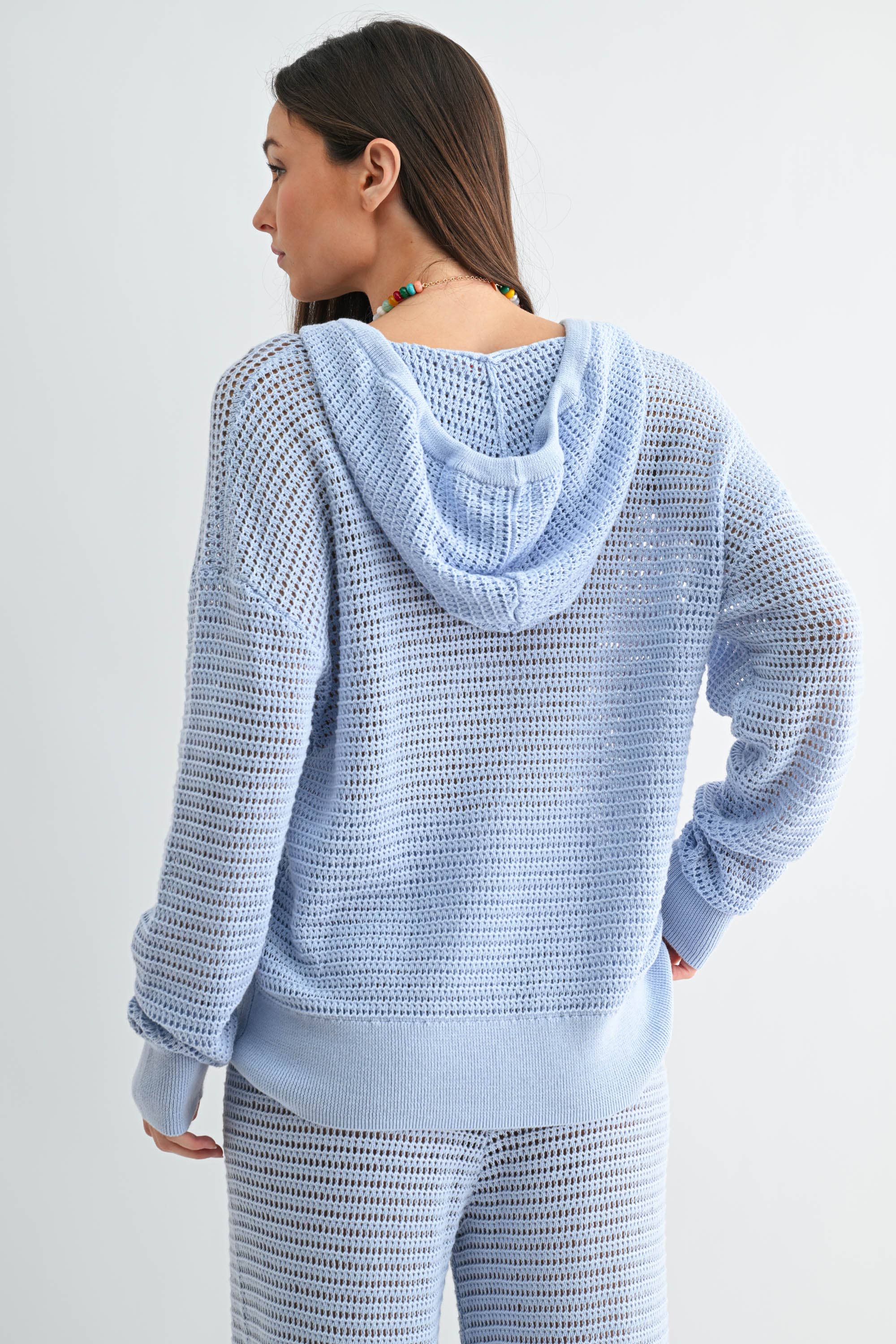 Mono B - Vendita all'ingrosso Felpa con cappuccio - Donna - Felpa all'uncinetto ariosa2