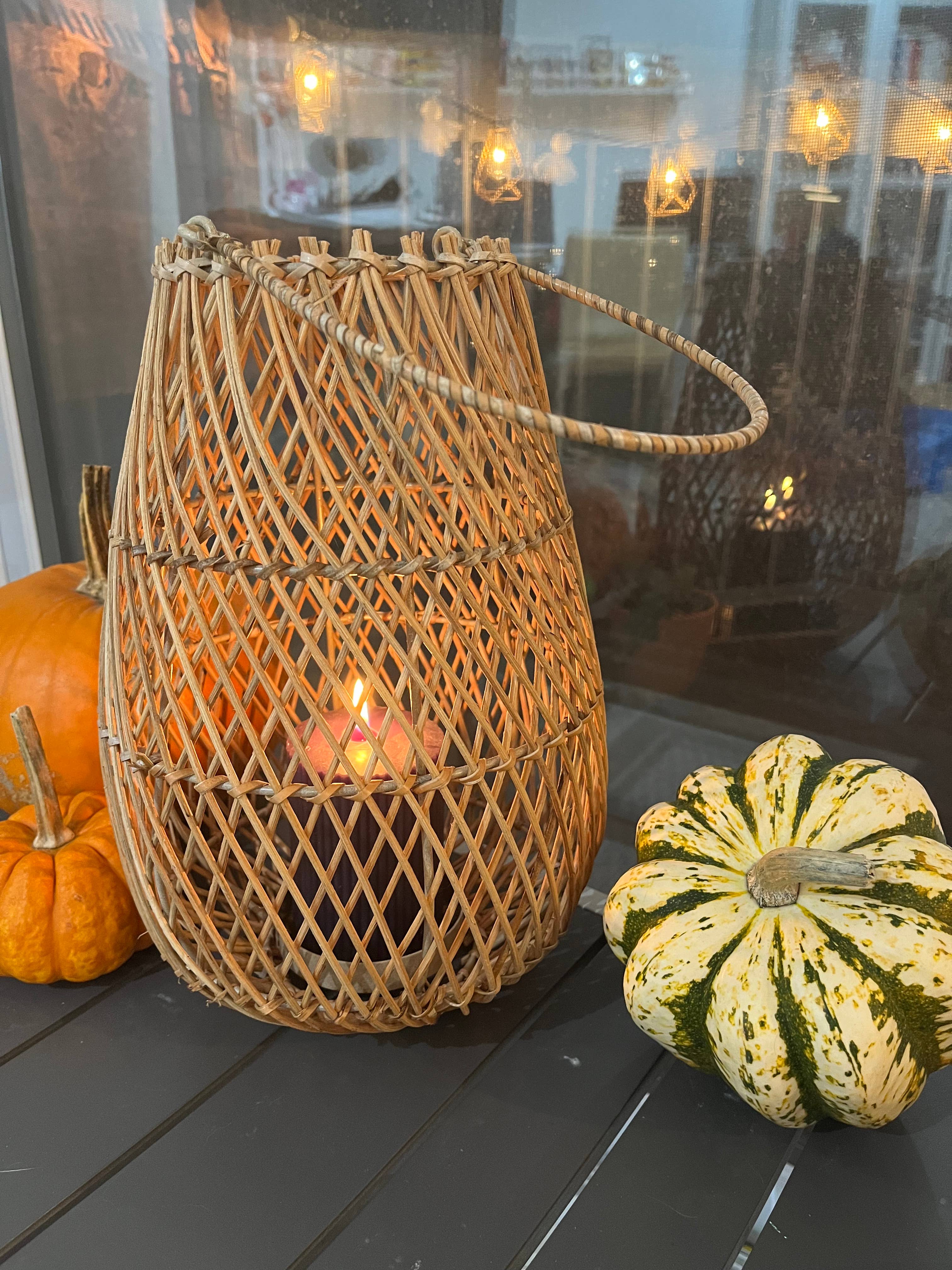 Coucou Bamboo - Wholesale Lantern - Hanging Rattan Lantern1