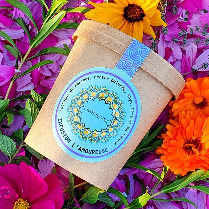 Tisane L’Amoureuse pour la vente par Lamandine