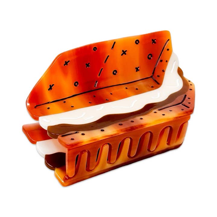 Jenny Lemons - Wholesale Hair Clip - Women's - *SALE* Midi S'mores Hair Claw Clip