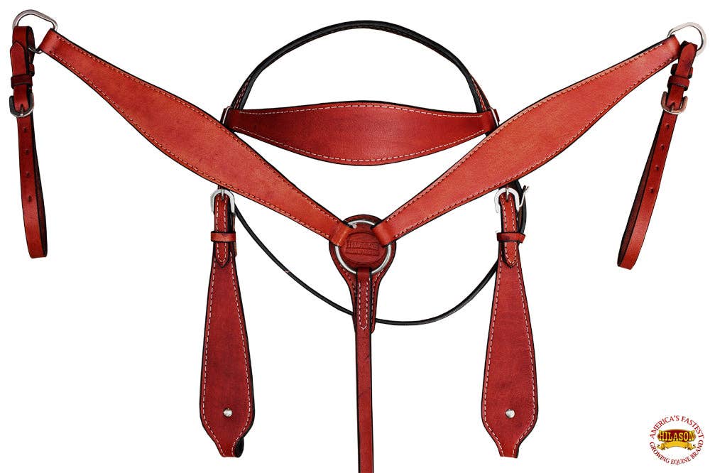 HILASON - Wholesale Horseback Riding Gear - HILASON Western Horse Headstall Breast Collar Set Tack Genuine American Leather | For Horses Headstalls21