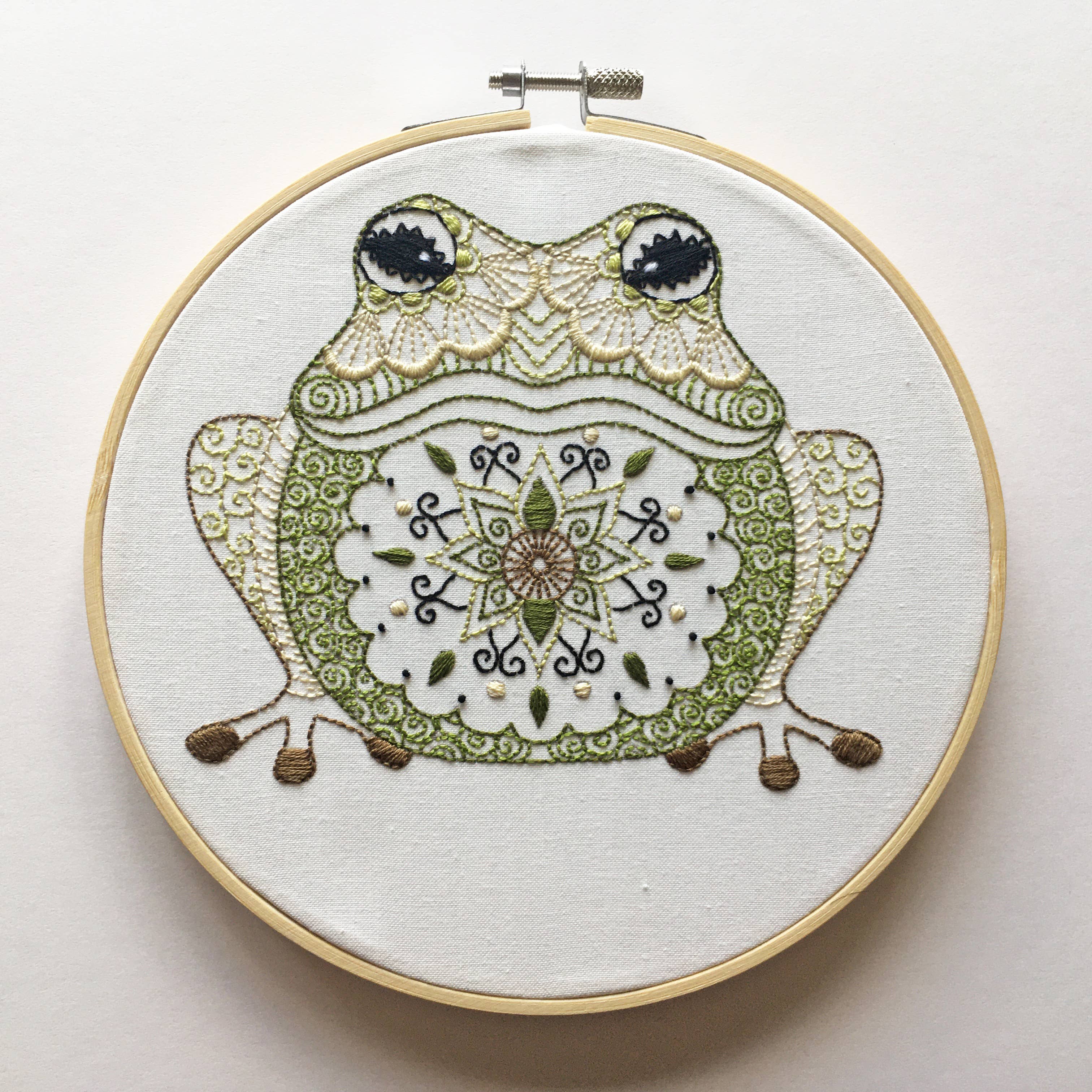 Cinnamon Stitching - Wholesale Embroidery/Cross Stitch Supplies - Frog Embroidery Kit3